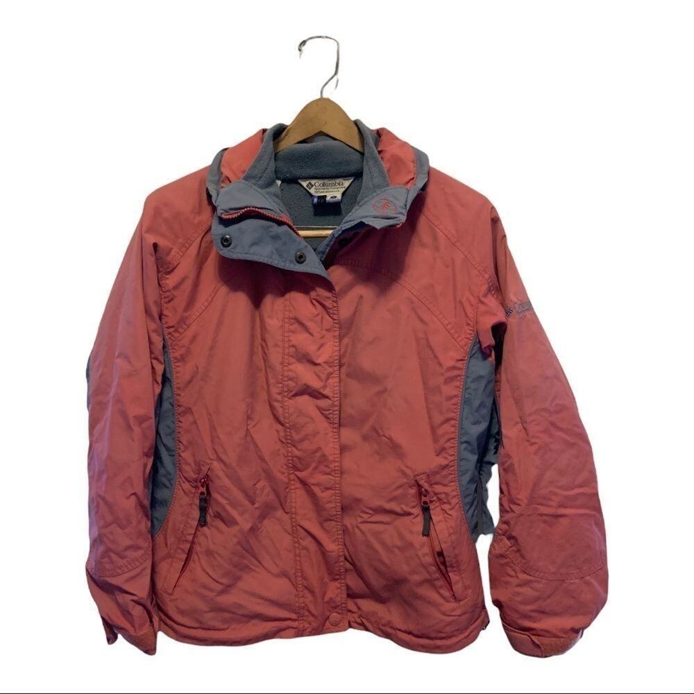 Vintage Columbia 90s bugaboo interchange jacket w detachable fleece lining! Sz M